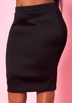 Plus Size High Waist Pencil Skirt 11 Plus Size High Waist Pencil Skirt -Curve Elegance Shop 2022466 001 4