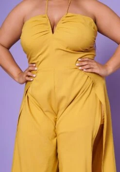 Plus Size Inresistable Tall Flare Leg Jumpsuit -Curve Elegance Shop 2022556 002 4