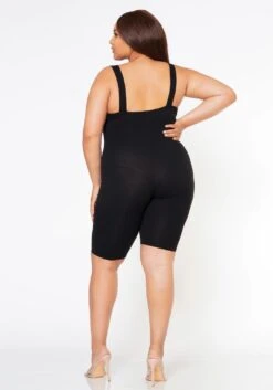 Plus Size Simply Flawless Cotton Cami Romper -Curve Elegance Shop 2022590 001 3