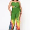 Plus Size Multi Print Flare Cami Jumpsuit -Curve Elegance Shop 2022603 001 0