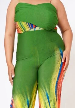Plus Size Multi Print Flare Cami Jumpsuit -Curve Elegance Shop 2022603 001 4