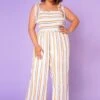 Plus Size Picnic Smocked Jumpsuit 1 Plus Size Picnic Smocked Jumpsuit -Curve Elegance Shop 2022657 001 1